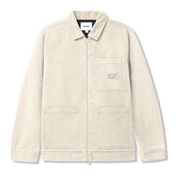 Butter Goods Jacket washed Zip Up Sand